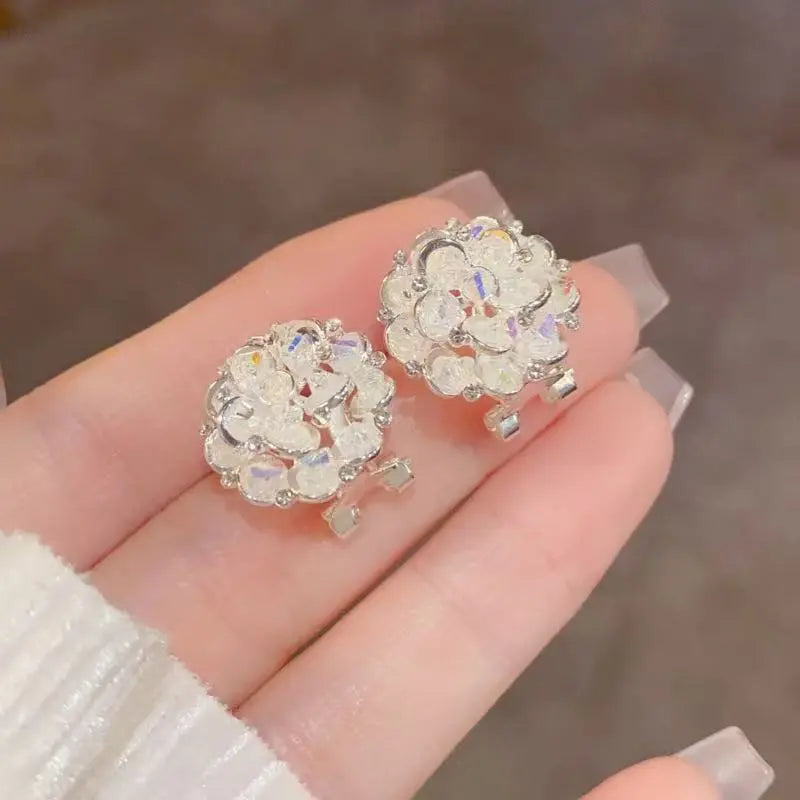 Aretes Flor de Cristal Lisizen