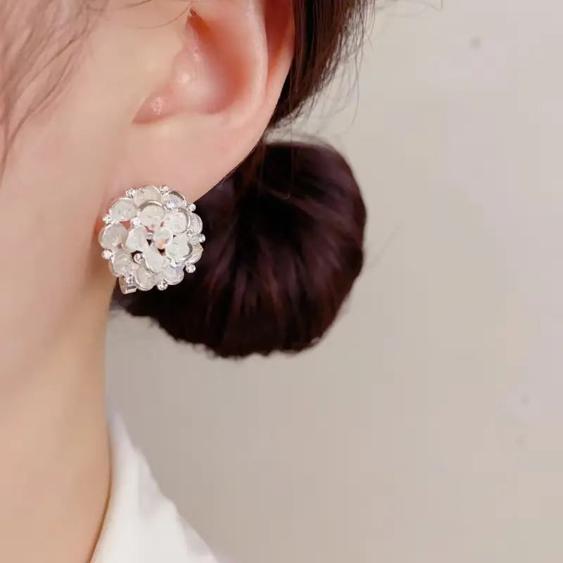 Aretes Flor de Cristal Lisizen