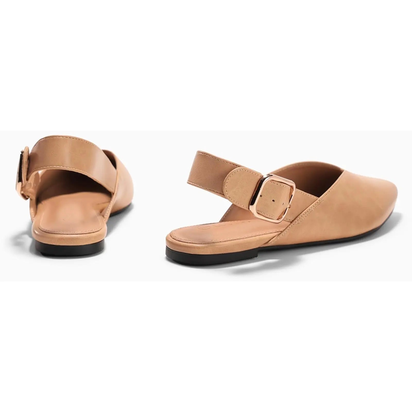 Pointed Toe Slingback Flats