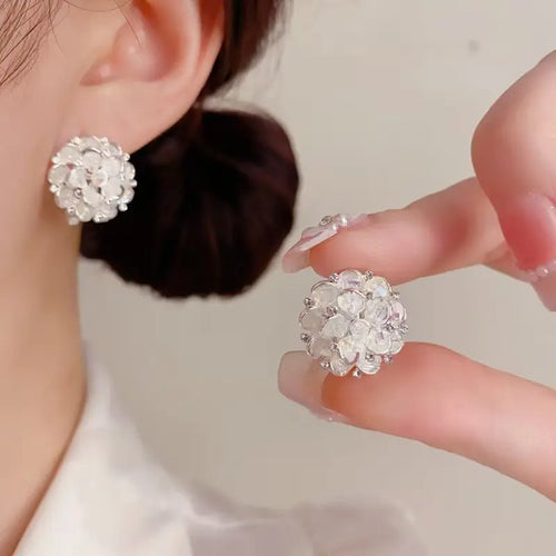 Aretes Flor de Cristal Lisizen