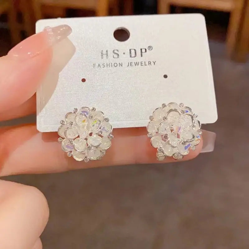 Aretes Flor de Cristal Lisizen
