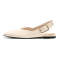Pointed Toe Slingback Flats