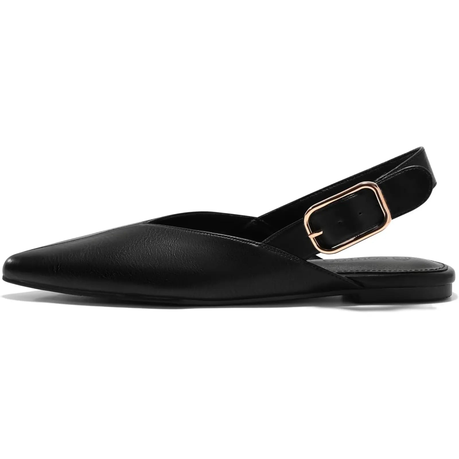 Pointed Toe Slingback Flats