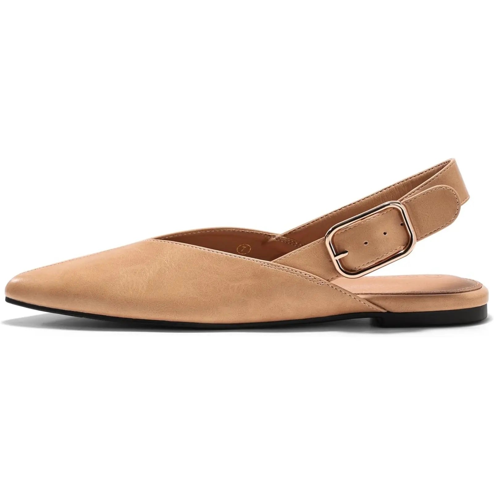 Pointed Toe Slingback Flats